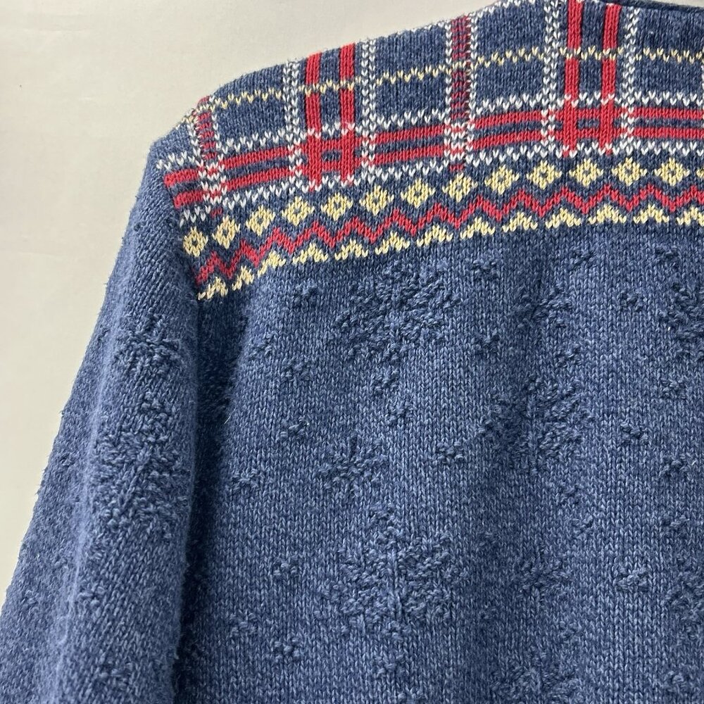 VTG Northern Treasures Parkhurst Cardigan Womens Small Mountain Holiday Winter - Picture 9 of 13